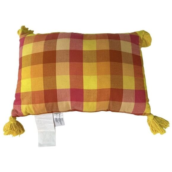 CRAYOLA X KOHL'S THROW PILLOW 14 X 20, “HELLO” CYBER YELLOW, “BRAND NEW” - Picture 6 of 6